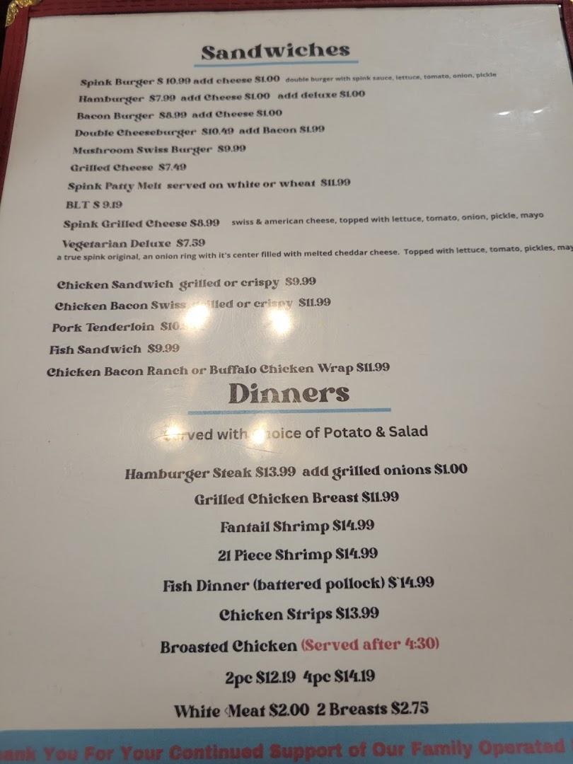 Spink Family Restaurant
